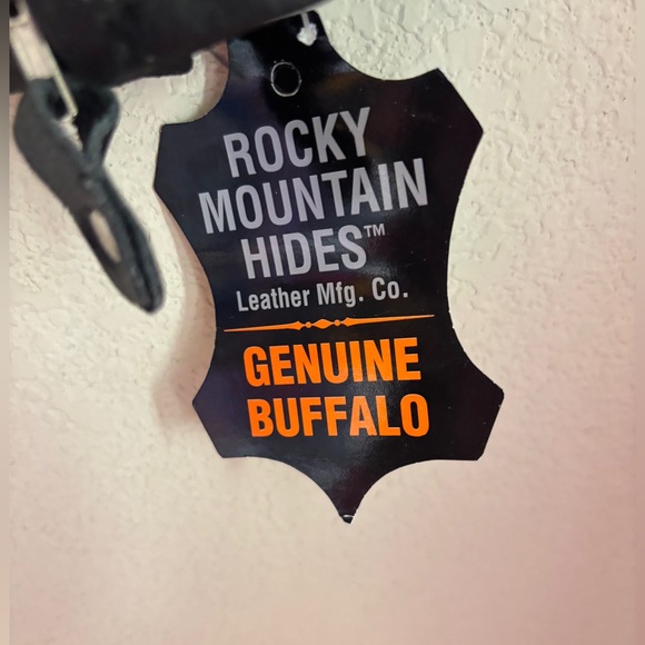 NWT Rocky Mountain Hides Genuine Buffalo Leather Braided Motorcycle Jacket 2X - Picture 15 of 15